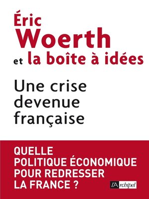 cover image of Une crise devenue française